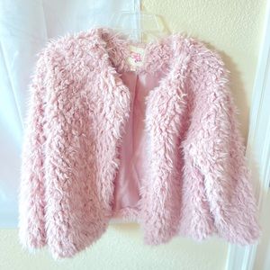 Pink fluffy sweater from Gianni Bini